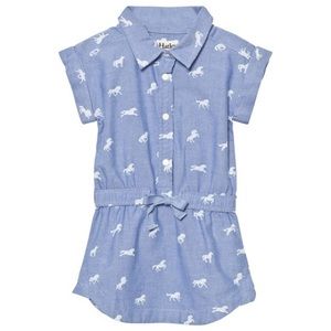 Hatley Horse Print Tie Waist Dress